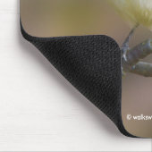 Niedlicher ash-gethroter Flycatcher-Songbird am Zw Mousepad (Ecke)