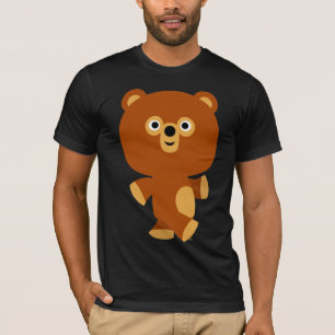 Niedlicher Assertive Cartoon Bärenbär T - Shirt