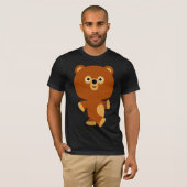 Niedlicher Assertive Cartoon Bärenbär T - Shirt (Vorne ganz)