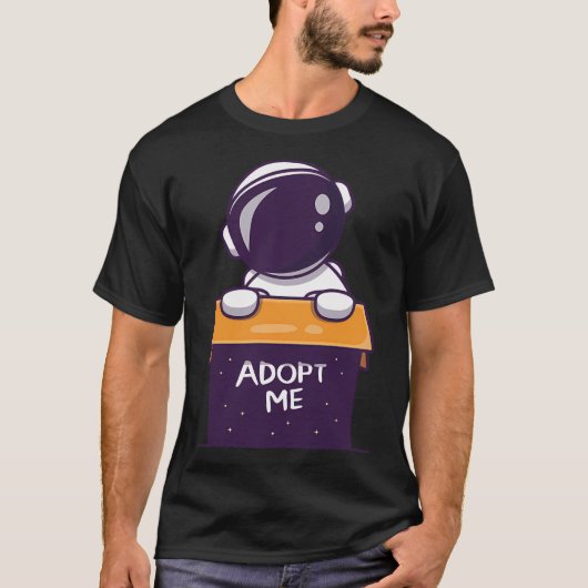 Niedlicher Astronaut T-Shirt (Vorderseite)