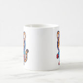 Niedlicher Astronaut Tiger Tasse Adventure Space T (Mittel)