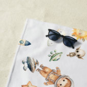 Niedlicher Astronaut und Adortable Space Adventure Strandtuch (Beispiel)