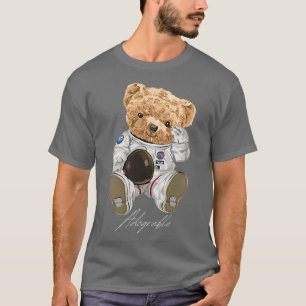 Niedlicher Astronautenbär bewundernswert T-Shirt