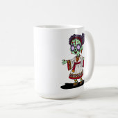 Niedlicher äthiopischer Zombie Kaffeetasse (VorderseiteRechts)
