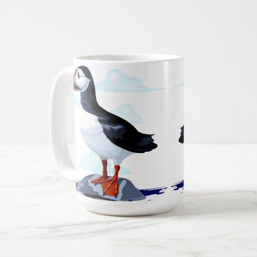 Niedlicher Atlantik Kaffeetasse (Vorderseite Links)