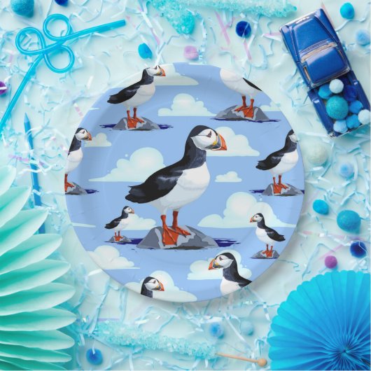 Niedlicher Atlantik Pappteller (Party)