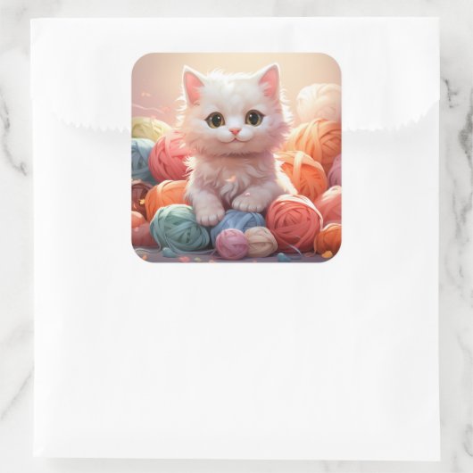 Niedlicher Aufkleber (Tasche)