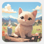 Niedlicher Aufkleber (Vorderseite)