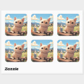 Niedlicher Aufkleber (Blatt)