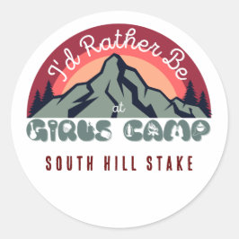 Niedlicher Aufkleber für das LDS Girls Camp