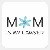 niedlicher Aufkleber mit blauem Kawaii, Aufkleber  (Vorderseite)