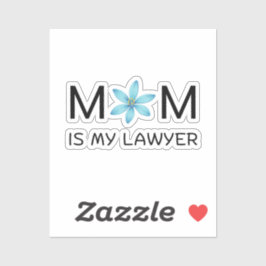 niedlicher Aufkleber mit blauem Kawaii, Aufkleber 