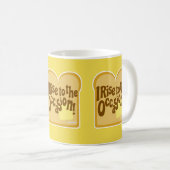 Niedlicher Aufstieg zum Beruf Slogan auf Toast-Slo Kaffeetasse (VorderseiteRechts)