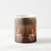 Niedlicher August-Igel mit Peridot-Herz Kaffeetasse (Mittel)