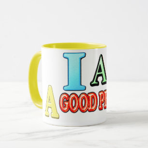 Niedlicher Ausdruck Design "GUTE PERSON" Kaufen Si Tasse
