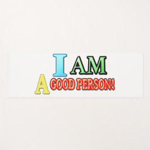 Niedlicher Ausdruck Design "GUTE PERSON" Kaufen Si Yogamatte