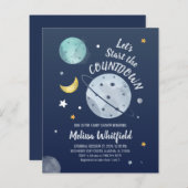 Niedlicher Außenraum Moderne Babydusche Einladung (Vorne/Hinten)