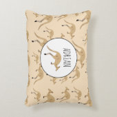 Niedlicher australischer Kangaroo-MusterIndividuel Dekokissen (Vorderseite(Vertikal))