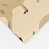 Niedlicher australischer Kangaroo-MusterIndividuel Fleecedecke (Ecke)