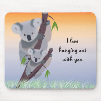 Niedlicher australischer Koala-Bär Mousepad