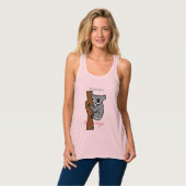 Niedlicher australischer Koala Bar Tank Top (Vorderseite Vollansicht)