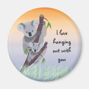 Niedlicher australischer Koala-Bärn-Magnet Magnet