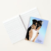 Niedlicher australischer Schäferhund | Name | Past Notizblock (Innenseite)