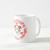 Niedlicher australischer Schäferhund, Sloppy Kisse Kaffeetasse (VorderseiteRechts)