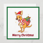 Niedlicher australischer Tierarzt Weihnachten froh (Vorne/Hinten)