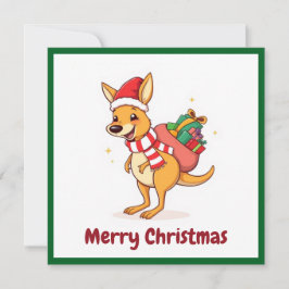 Niedlicher australischer Tierarzt Weihnachten froh