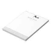 Niedlicher australischer Vogel: Willie Wagtail Per Notizblock (Rotiert)