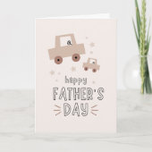 Niedlicher Autovatertag Karte (Vorderseite)