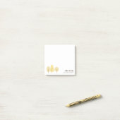 NIEDLICHER AUTUMNYELLOW TREE TRIO LANDSCAPING SERV POST-IT KLEBEZETTEL (Auf Schreibtisch)