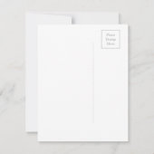 Niedlicher Avocado-Cartoon im roten Herzen Postkar Karte (Rückseite)