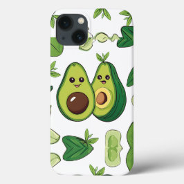Niedlicher Avocado Couple Phone Case | Funny Kawai