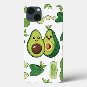 Niedlicher Avocado Couple Phone Case   Funny Kawai