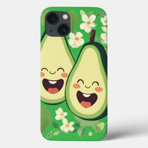 Niedlicher Avocado Couple Phone Case Funny Kawai