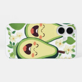 Niedlicher Avocado Couple Phone Case | Funny Kawai iPhone 16 Hülle (Rückseite (Horizontal))