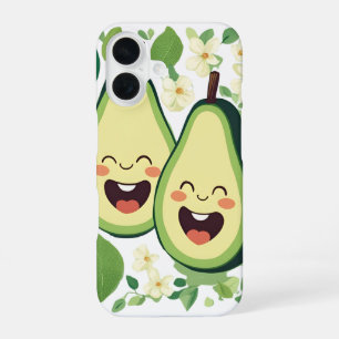 Niedlicher Avocado Couple Phone Case   Funny Kawai iPhone 16 Hülle
