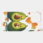 Niedlicher Avocado Couple Phone Case | Funny Kawai iPhone Hülle (Rückseite (Horizontal))