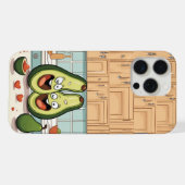 Niedlicher Avocado Couple Phone Case | Funny Kawai iPhone Hülle (Rückseite (Horizontal))
