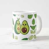 Niedlicher Avocado Couple Phone Case | Funny Kawai Jumbo-Tasse (Vorderseite Rechts)