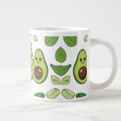 Niedlicher Avocado Couple Phone Case | Funny Kawai Jumbo-Tasse (Rechts)