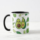 Niedlicher Avocado Couple Phone Case | Funny Kawai Tasse (Links)