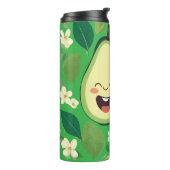 Niedlicher Avocado Couple Phone Case | Funny Kawai Thermosbecher (Nach links gedreht)