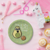 Niedlicher Avocado Das ist der Grund, warum wir ke Pappteller (Party)