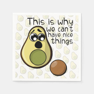 Niedlicher Avocado Das ist der Grund, warum wir ke Serviette