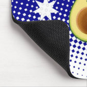 Niedlicher Avocado, der australische Flagge Zeichn Mousepad (Ecke)