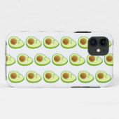 Niedlicher Avocado, der Muster Zeichne Case-Mate iPhone Hülle (Rückseite (Horizontal))