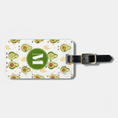 Niedlicher Avocado-Gepäcktag Gepäckanhänger (Vorderseite horizontal)